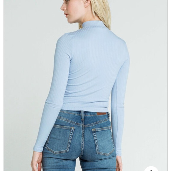 Cute little mock turtleneck tops is lots of colors - Picture 5 of 9